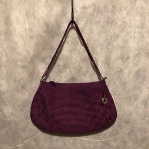 The Sak Purple Weave Pattern Purse Handbag